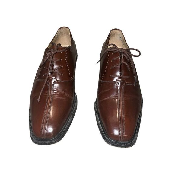 ✨Stacy Adam’s Brown Leather Comfort Plus Sz 9 Oxfords✨ - Picture 2 of 8